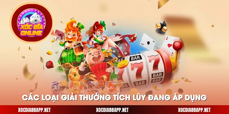 Các loại giải thưởng tích lũy đang áp dụng
