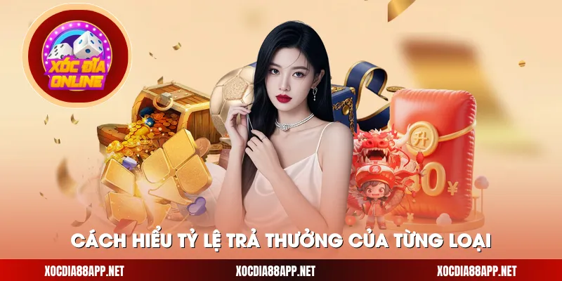 Cách hiểu tỷ lệ trả thưởng của từng loại