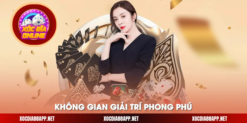 Không gian giải trí phong phú
